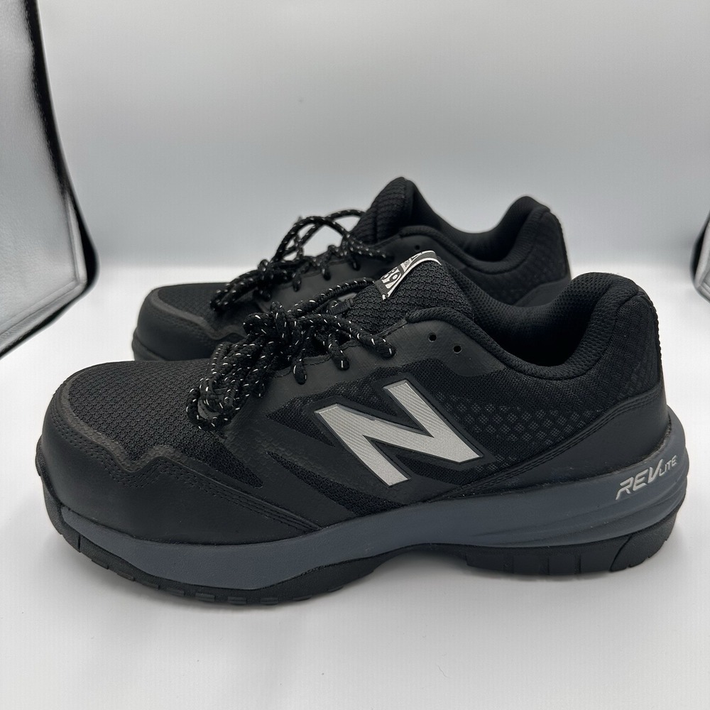New Balance Mens Industrial 589 Work Shoe Men's 9 Wide 4E Black Composite Toe - Picture 2 of 12
